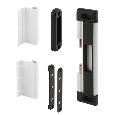 Prime-Line Patio Door Deadbolt Lock, 8 in. Overall Height, Steel Bar, Surface 1 Kit U 11037